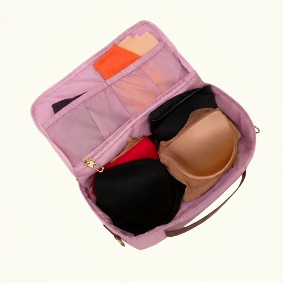 Explorer Packing Cubes Set of 5 : Millennial Pink - Image 4